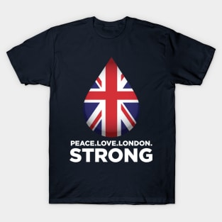 Peace. Love. London. Strong T-Shirt